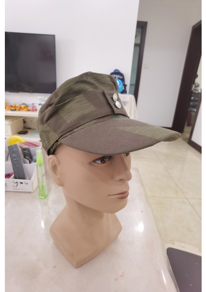 Kıymık Stili S Beden Askeri Ww2 Ikıncı Dünya Savaşı Alman Ordusu M43 Splinter Tarzı 2 Camo Kamuflaj Şapka Alan Askerı Kap Tam Boyutlar ARMYSHOP2008 (Yurt Dışından)