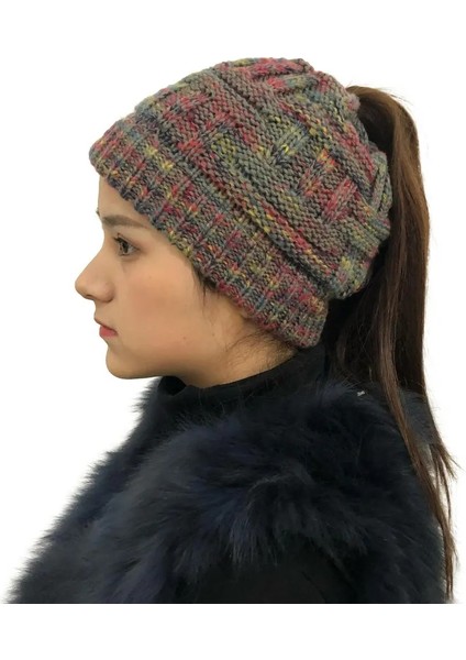 Yeşil Stil Çok Tip Kadın Erkek Kış Sıcak Şapka Örme Rahat Kasketleri Skullies Artı Kadife Kalınlaşmak Şapka Açık Bisiklet Kayak Kap (Yurt Dışından)