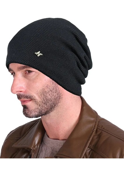 Yeşil Stil Çok Tip Kadın Erkek Kış Sıcak Şapka Örme Rahat Kasketleri Skullies Artı Kadife Kalınlaşmak Şapka Açık Bisiklet Kayak Kap (Yurt Dışından) modelleri