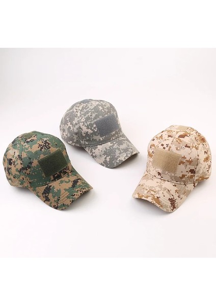 Ordu Yeşili Tarzı Açık Kamuflaj Şapka Beyzbol Kapaklar Sadelik Taktik Askeri Ordu Camo Avcılık Kap Şapka Spor Bisiklet Kapaklar Erkekler Için Yetişkin (Yurt Dışından) fırsatları