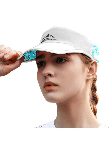 Beyaz Stil Soğutma Performansı Şapka Plaj Güneş Şapkası Estetik Balıkçı Şapkası Plaj Güneş Şapkası Yaz Seyahat Kovası Yaz Güneş Koruması (Yurt Dışından)