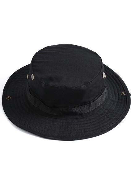 Siyah Stil Taktik Abd Ordusu Kova Şapka Kamuflaj Boonie Şapka Askeri Multicam Panama Yaz Kap Avcılık Yürüyüş Açık Camo Güneş Kepleri Erkekler (Yurt Dışından)