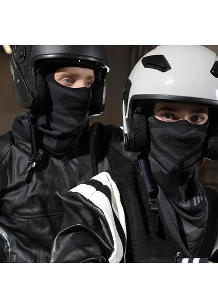 Gri Tarzı Uzun Kontrast Renk Delikleri Bisiklet Yüz Kapatma Unisex Yüksek Elastik Rüzgar Geçirmez Kış Sürme Şapka Bisiklet Malzemeleri (Yurt Dışından) fırsatları