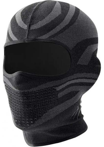 Gri Tarzı Uzun Kontrast Renk Delikleri Bisiklet Yüz Kapatma Unisex Yüksek Elastik Rüzgar Geçirmez Kış Sürme Şapka Bisiklet Malzemeleri (Yurt Dışından) indirimleri