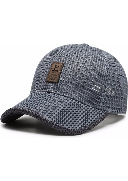 No.4 Stili Yaz Unisex Erkek Balıkçılık Beyzbol Kapaklar Kadın Nefes Örgü Snapback Şapka Siyah Rahat Spor Şapkalar Kap (Yurt Dışından)
