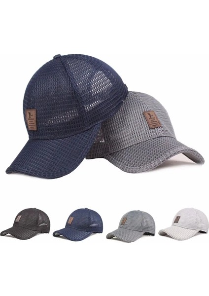 No.4 Stili Yaz Unisex Erkek Balıkçılık Beyzbol Kapaklar Kadın Nefes Örgü Snapback Şapka Siyah Rahat Spor Şapkalar Kap (Yurt Dışından) fırsatları