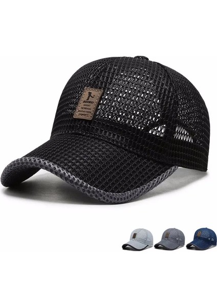 No.4 Stili Yaz Unisex Erkek Balıkçılık Beyzbol Kapaklar Kadın Nefes Örgü Snapback Şapka Siyah Rahat Spor Şapkalar Kap (Yurt Dışından) indirimleri