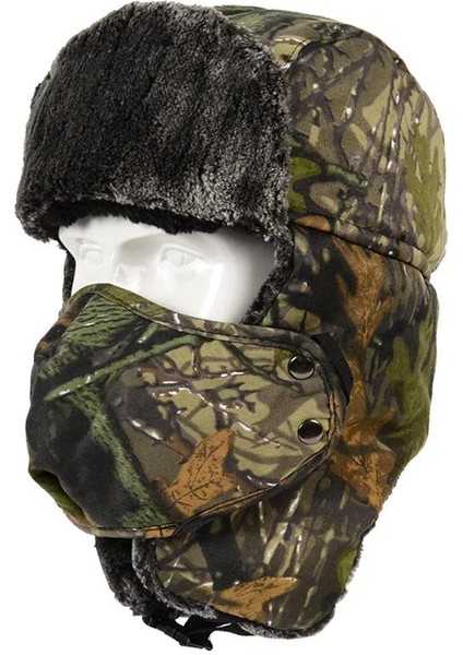 No.1 Stili S Beden Erkekler Kadınlar Kış Kayak Balıkçılık Sıcak Pamuk Şapka Açık Tırmanma Avcılık Sürme Rüzgar Geçirmez Kalın Kamuflaj Lei Feng Kap Kış Kulaklığı (Yurt Dışından) fırsatları