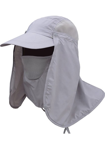 Qh Tarzı Balıkçılık Flap Kapaklar Erkek Kadın Hızlı Kuru Uv Koruma Çıkarılabilir Kulak Boyun Kapak Açık Kamp Avcılık Şapka (Yurt Dışından)