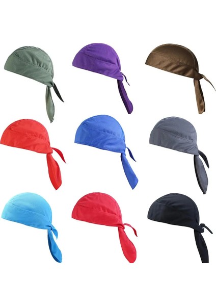 No.2 Tarzı Bisikletçi Şapkası Çabuk Kuruyan Spor Kafa Bandı Nefes Başörtüsü Koşu Bisiklet Güneş Koruyucu Bandana Hood Korsan Eşarp Şapka (Yurt Dışından) fiyatları