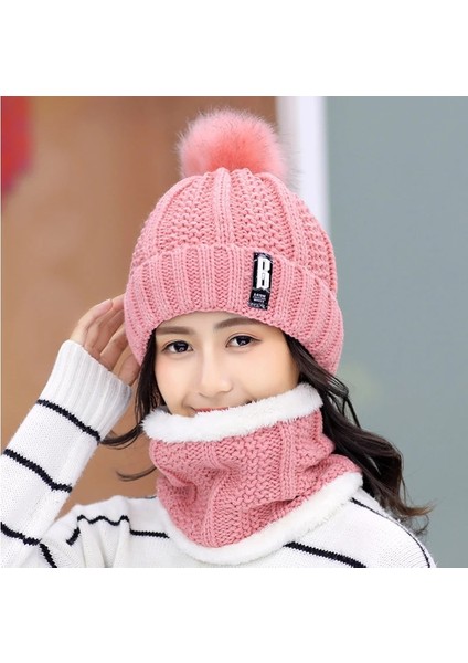 Siyah Stil Kış Gebreide Mutsen Hoeden Vrouwen Dikke Warme Beanie Skullies Hoed Vrouwelijke Gebreide Kısa Kaput Kap Açık Hava Binme Setleri (Yurt Dışından) modelleri