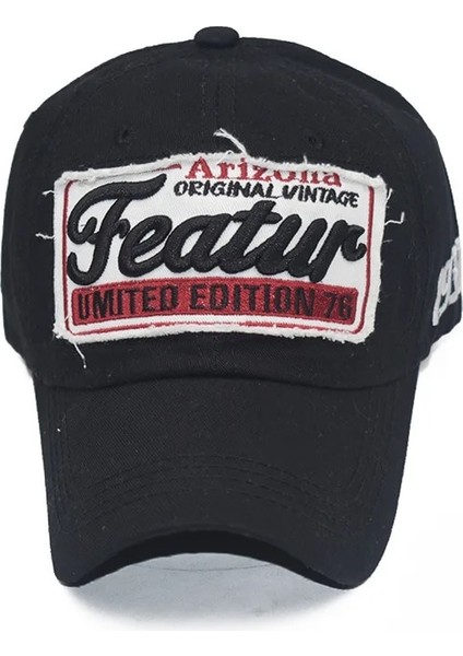 Kırmızı Stil Erkekler Beyzbol Şapkası Kadın Retro Kanvas Denim Harfler Patchwork Vintage Beyzbol Şapkası Unisex Snapback Şapka Sonbahar Hip Hop Şapka Yaz (Yurt Dışından)