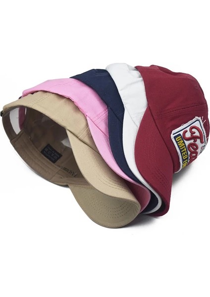 Kırmızı Stil Erkekler Beyzbol Şapkası Kadın Retro Kanvas Denim Harfler Patchwork Vintage Beyzbol Şapkası Unisex Snapback Şapka Sonbahar Hip Hop Şapka Yaz (Yurt Dışından)