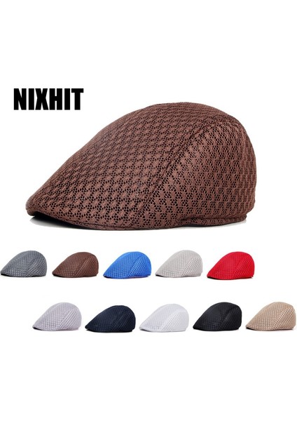 Donanma Tarzı Nıxhıt Retro Ince Nefes Bere Kadın Erkek Kap Spor Balıkçılık Seyahat Tırmanma Sokak Ingiltere Baba Şapka Casquette Rahat A343 (Yurt Dışından) fiyatları