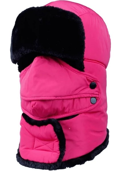 Kahverengi Tarzı Yeni 8 Renk Kadın Erkek Kış Şapka Polyester Rüzgar Geçirmez Sıcak Taklit Kürk Rus Şapka Çıkarılabilir Maske ile Açık Kış Kap (Yurt Dışından) fiyatları