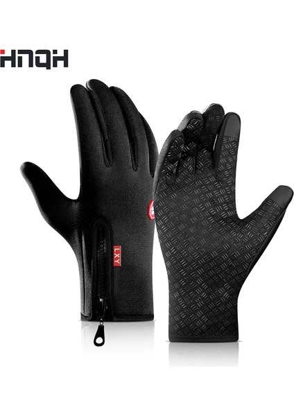 No.6 Stili M Boyutu Kadın Erkek Eldivenleri Kış Sıcak Termal Bisiklet Eldivenleri Rüzgar Geçirmez Kayak Kar Motosiklet Darbeye Dayanıklı Kaymaz Tam Parmak (Yurt Dışından) modelleri