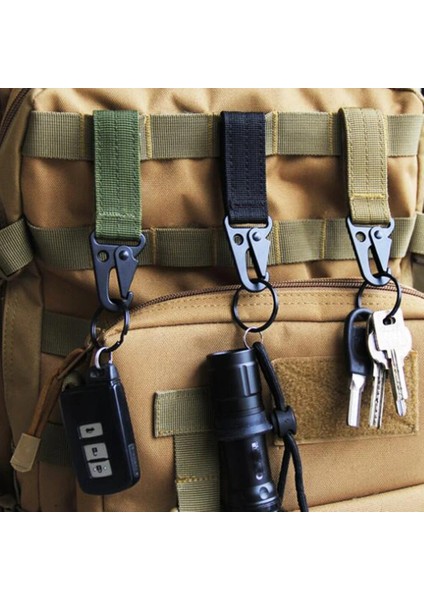 Mavi Stil Molle Dokuma Kemer Klipsi Açık Sırt Çantası Askısı Toka Quickdraw Karabina Kamp Su Şişesi Askısı Taktik Tutucu Kanca (Yurt Dışından) fiyatları