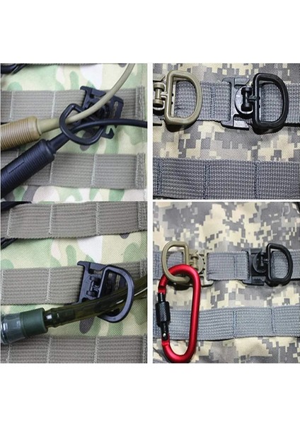 Mavi Stil Molle Dokuma Kemer Klipsi Açık Sırt Çantası Askısı Toka Quickdraw Karabina Kamp Su Şişesi Askısı Taktik Tutucu Kanca (Yurt Dışından) fırsatları