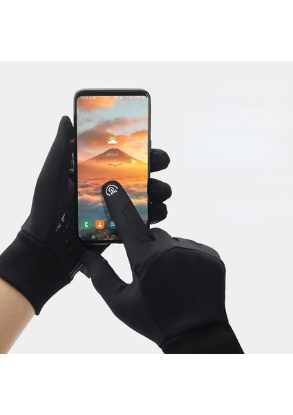 Gri Tarzı L Boyutu Kış Erkek Kadın Eldiven Dokunmatik Soğuk Su Geçirmez Motosiklet Bisiklet Eldiven Erkek Açık Spor Sıcak Termal Polar Koşu Kayak Eldivenleri (Yurt Dışından) fiyatları