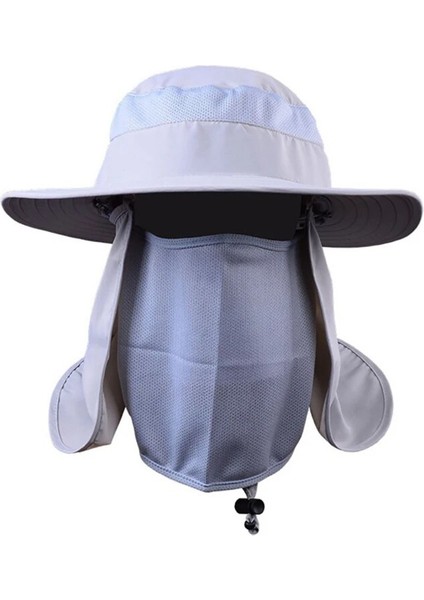 No.3 Tarzı Balıkçılık Flap Kapaklar Erkek Kadın Rüzgar Geçirmez Güneşlik Ayrılabilir Çıkarılabilir Kulak Boyun Kapak Balıkçılar Şapka Açık Spor Aksesuarla (Yurt Dışından)