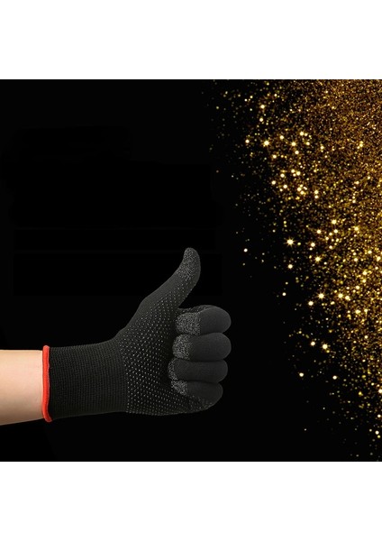 Siyah Stil 1 Çift Anti Kayma Dokunmatik Ekran Eldiveni Erkek Kadın Nefes Sweatproof Örgü Termal Eldiven Oyun Bisiklet Bisiklet Rastgele Renk (Yurt Dışından)
