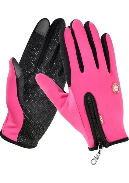 Mavi Stil Xl Boyutu Dokunmatik Ekran Polar Spor Eldiven, Su Geçirmez Erkek Kadın Kış Termal Sıcak Açık Yürüyüş Eldiveni, Kaymaz Kayak Bisiklet Eldiveni (Yurt Dışından) modelleri