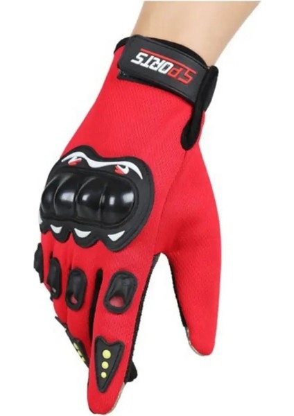 No.1 Stili Naylon ve Örgü Tam Parmak Eldiven Dayanıklı Su Geçirmez Motosiklet Eldivenleri Kaymaz Uzun Parmak Eldiven Erkek Eva Sünger Bir Çift (Yurt Dışından) indirimleri