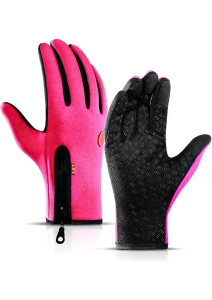Pembe Tarzı Xl Boyutu Açık Taktik Eldiven Askeri Eğitim Ordu Spor Tırmanma Tam Parmak Eldiven Anti-Skid Luvas Taktik Ekipman Kamp (Yurt Dışından)