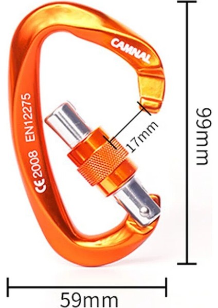 25KN E D Şekilli Kaya Tırmanışı Karabina Vida Kapısı Dağcılık Mağaracılık Kurtarma Rappelling Köpek Hamak Klip (Yurt Dışından) fiyatları