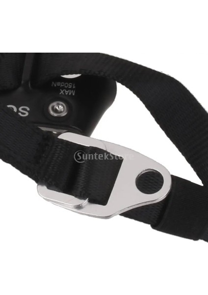 Sol Ayak Yükseltici Yükseltici Kaya Tırmanışı Dağcılık Ekipmanı - Siyah (Yurt Dışından) modelleri