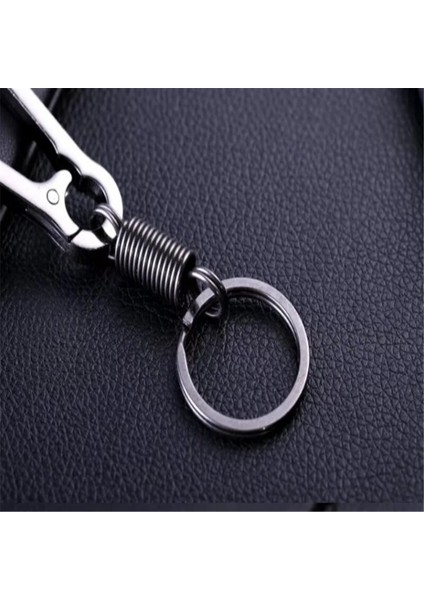 Siyah Stil 2021NEW Bahar Anahtarlık Tırmanma Kanca Anahtarlık Basit Güçlü Karabina Şekli Anahtarlık Aksesuarları Metal Vintage Anahtarlık (Yurt Dışından) indirimleri
