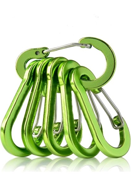 Yeşil Stil Alasıcka Balıkçılık Teli Küçük Karabina Klipleri Açık Kamp Multitools Balıkçılık Aksesuarları Kabak Tel Kanca Karabina (Yurt Dışından)