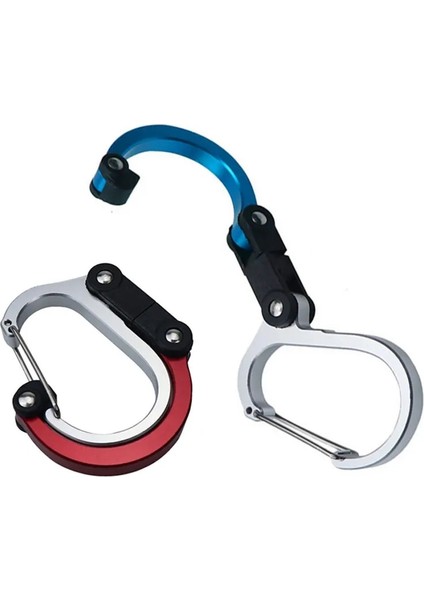 Sarı Stil Hibrit Dişli Klipler Çok Fonksiyonlu Döner Toka D Tipi Karabina Kilitlenmeyen Güçlü Klip Kamp Balıkçılık Yürüyüş Seyahat Gezi (Yurt Dışından) modelleri