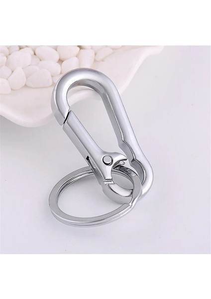 3 Adet Tarzı Araba Anahtarlık Yaratıcı Basit ve Güçlü Karabina Şekli Anahtarlık Karabina Kanca Anahtar Paslanmaz Çelik (Yurt Dışından) fiyatları