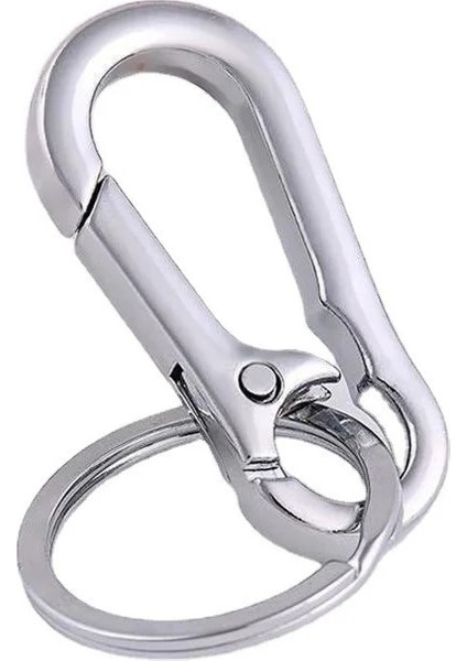 3 Adet Tarzı Araba Anahtarlık Yaratıcı Basit ve Güçlü Karabina Şekli Anahtarlık Karabina Kanca Anahtar Paslanmaz Çelik (Yurt Dışından) modelleri