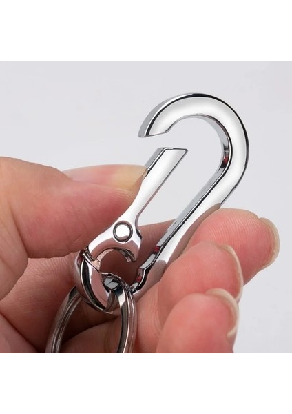 3 Adet Tarzı Araba Anahtarlık Yaratıcı Basit ve Güçlü Karabina Şekli Anahtarlık Karabina Kanca Anahtar Paslanmaz Çelik (Yurt Dışından) fırsatları