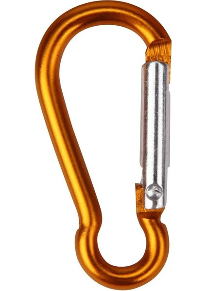 Turuncu Tarzı Arabiners Alüminyum Alaşım Karabina Bahar Basmalı Klips Kanca Anahtarlık Tırmanma Karabina Tuşları Kamp Araçları Anahtarlık (Yurt Dışından)