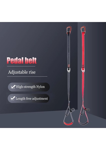 Kırmızı Stil Kaya Tırmanışı Ayak Döngü Profesyonel Yükselen Aksesuar Aşınmaya Dayanıklı Yükselen Ekipman Dağcılık Araçları Siyah (Yurt Dışından) fiyatları