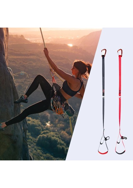 Kırmızı Stil Kaya Tırmanışı Ayak Döngü Profesyonel Yükselen Aksesuar Aşınmaya Dayanıklı Yükselen Ekipman Dağcılık Araçları Siyah (Yurt Dışından) indirimleri