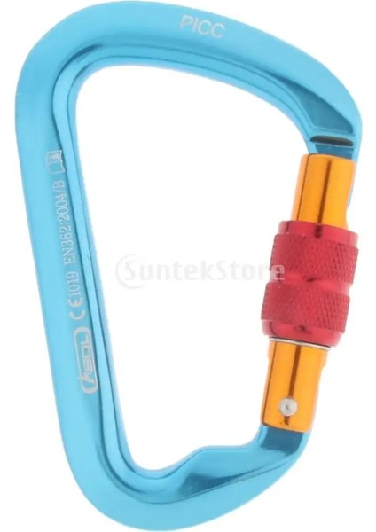 Beyaz Stil Tırmanma Karabina Yapış Kanca Dağcılık Güvenlik 30KN D-Ring Aksesuarları Açık Balıkçılık Seyahat Yürüyüş Klip D-Ring Carabi (Yurt Dışından) fırsatları