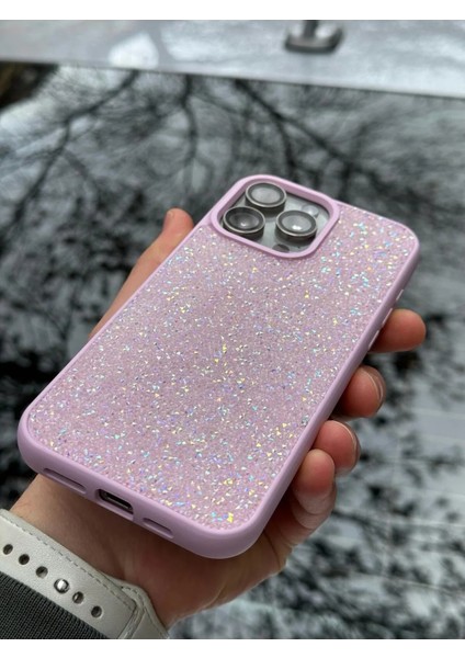 iPhone 15 Pro Max Kılıf Kristal Pırlanta Taşlı Işıltılı Parıltı Diamond Swarovski Aşko Kuşko Luxury