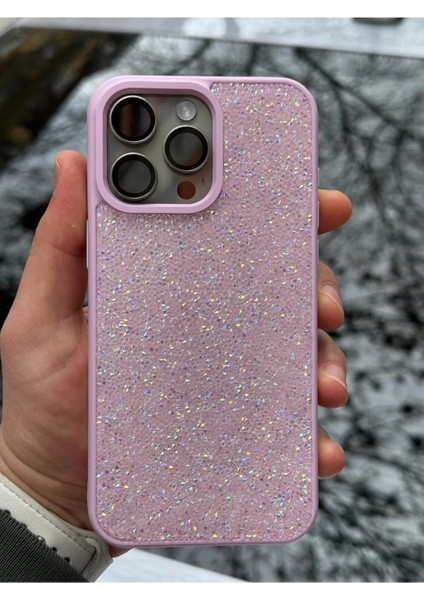 iPhone 15 Pro Max Kılıf Kristal Pırlanta Taşlı Işıltılı Parıltı Diamond Swarovski Aşko Kuşko Luxury