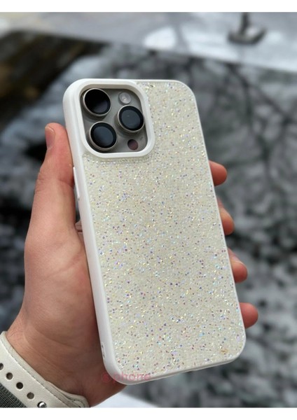 iPhone 15 Pro Max Kılıf Kristal Pırlanta Taşlı Işıltılı Parıltı Diamond Swarovski Aşko Kuşko Luxury