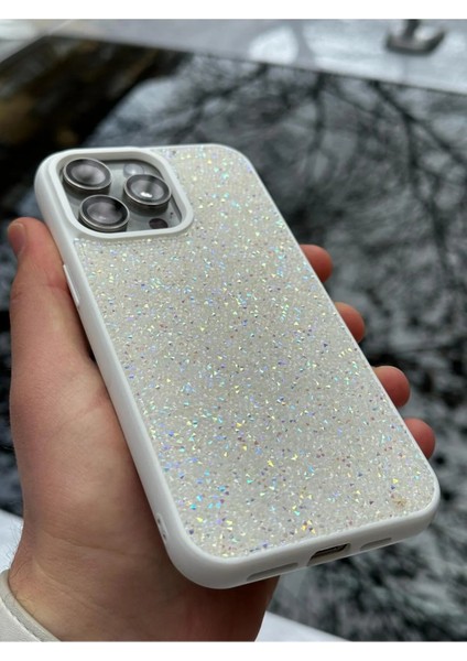 iPhone 15 Pro Max Kılıf Kristal Pırlanta Taşlı Işıltılı Parıltı Diamond Swarovski Aşko Kuşko Luxury