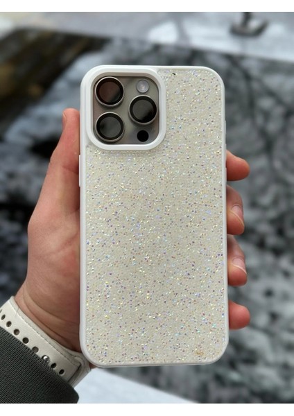 iPhone 15 Pro Max Kılıf Kristal Pırlanta Taşlı Işıltılı Parıltı Diamond Swarovski Aşko Kuşko Luxury