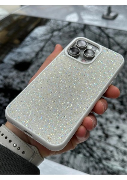 iPhone 15 Pro Max Kılıf Kristal Pırlanta Taşlı Işıltılı Parıltı Diamond Swarovski Aşko Kuşko Luxury