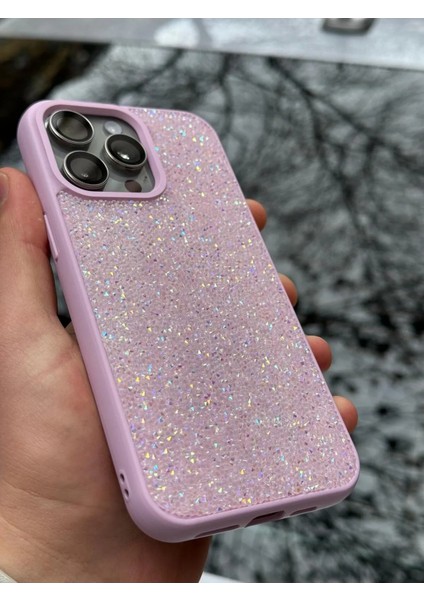 iPhone 14 Pro Kılıf Kristal Pırlanta Taşlı Işıltılı Parıltılı Diamond Swarovski Aşko Kuşko Luxury