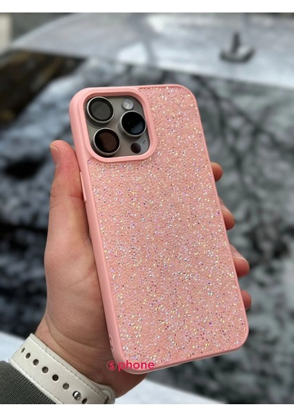 iPhone 14 Pro Kılıf Kristal Pırlanta Taşlı Işıltılı Parıltılı Diamond Swarovski Aşko Kuşko Luxury