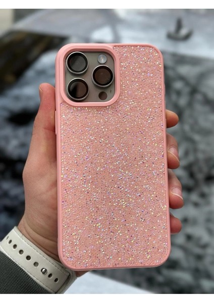 iPhone 14 Pro Kılıf Kristal Pırlanta Taşlı Işıltılı Parıltılı Diamond Swarovski Aşko Kuşko Luxury