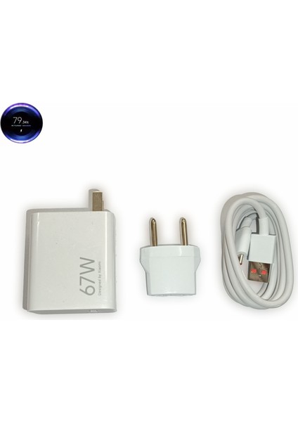 Xiıami 67W Turbo Hızlı Şarj Cihazı Set Kutu Çıkması modelleri